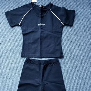 Body slimer short pants and short sleeve shirts